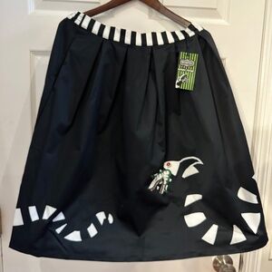 Unique Vintage Beetlejuice Sandworm Swing Skirt